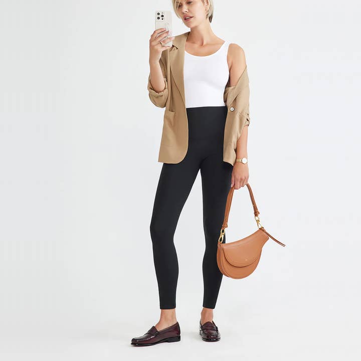 Noir Legging Rachel Shaping - 360Sculpt™ Coton - Tailles Plus Disponibles en vente sur Faire4