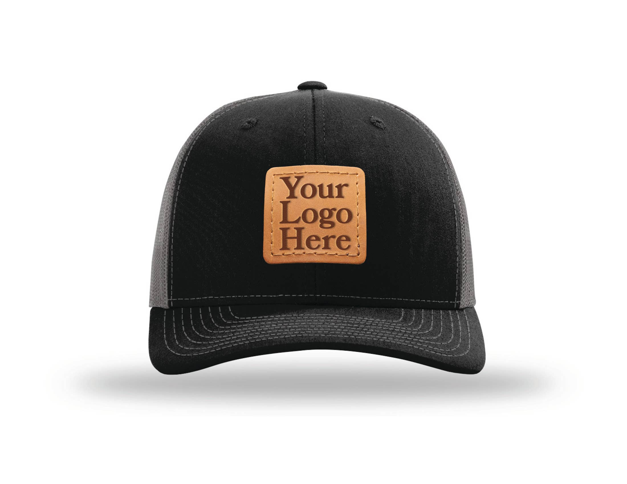 Oowee Products - Wholesale Trucker Hat - Unisex - Custom Leather Patch Trucker Hats - Add Your Logo or Artwork0