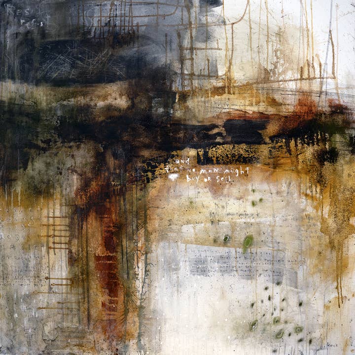 #102102 <br> Revelations 13:17 <br> Canvas Art Print for wholesale by Michel Keck LLC