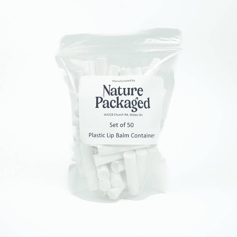 Nature Packaged – wholesale Lip balm case/holder – Lip Balm Container 0.18 Oz-50 pack