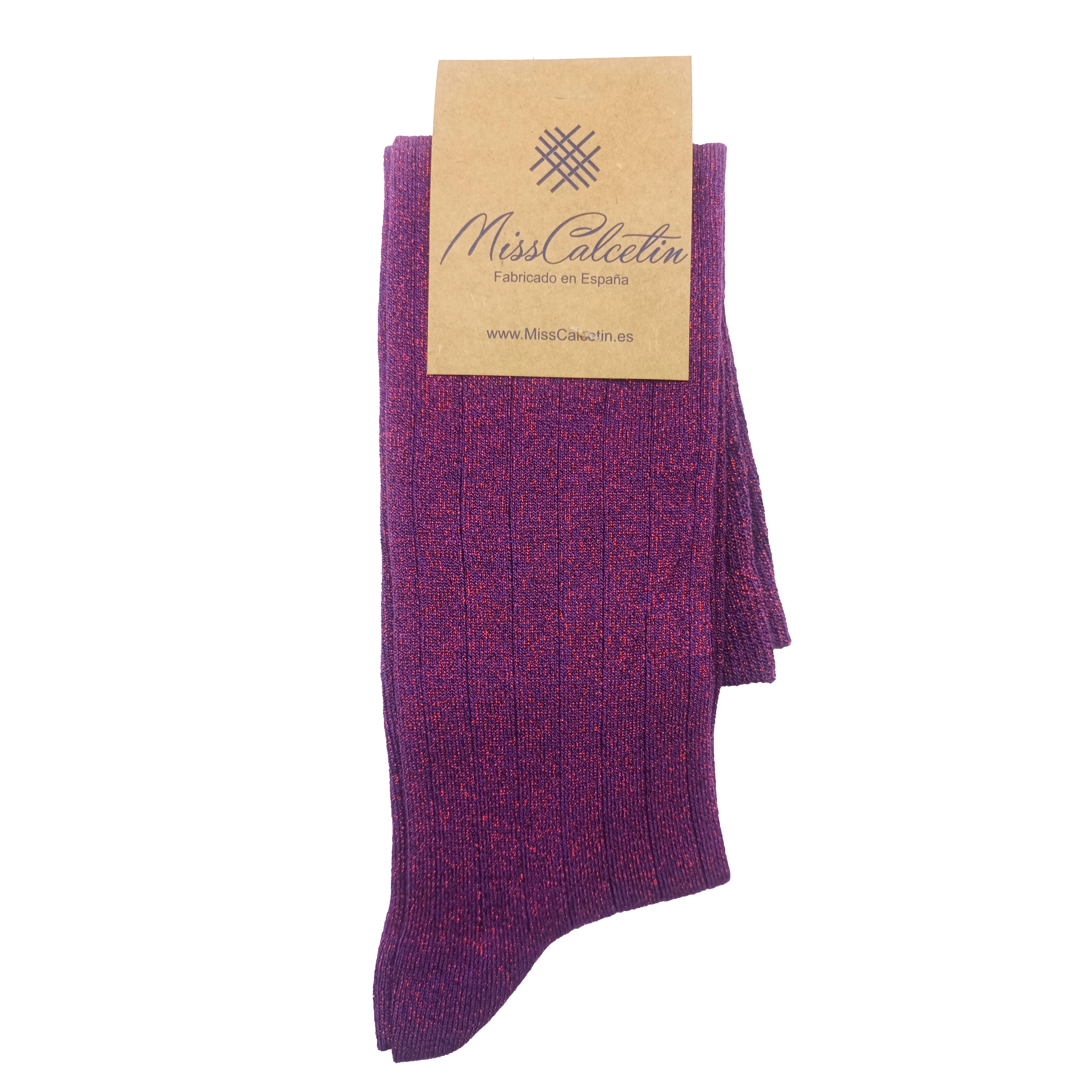 MissCalcetin High Shaft Brilli Brilli Bougainvillea for wholesale on Faire