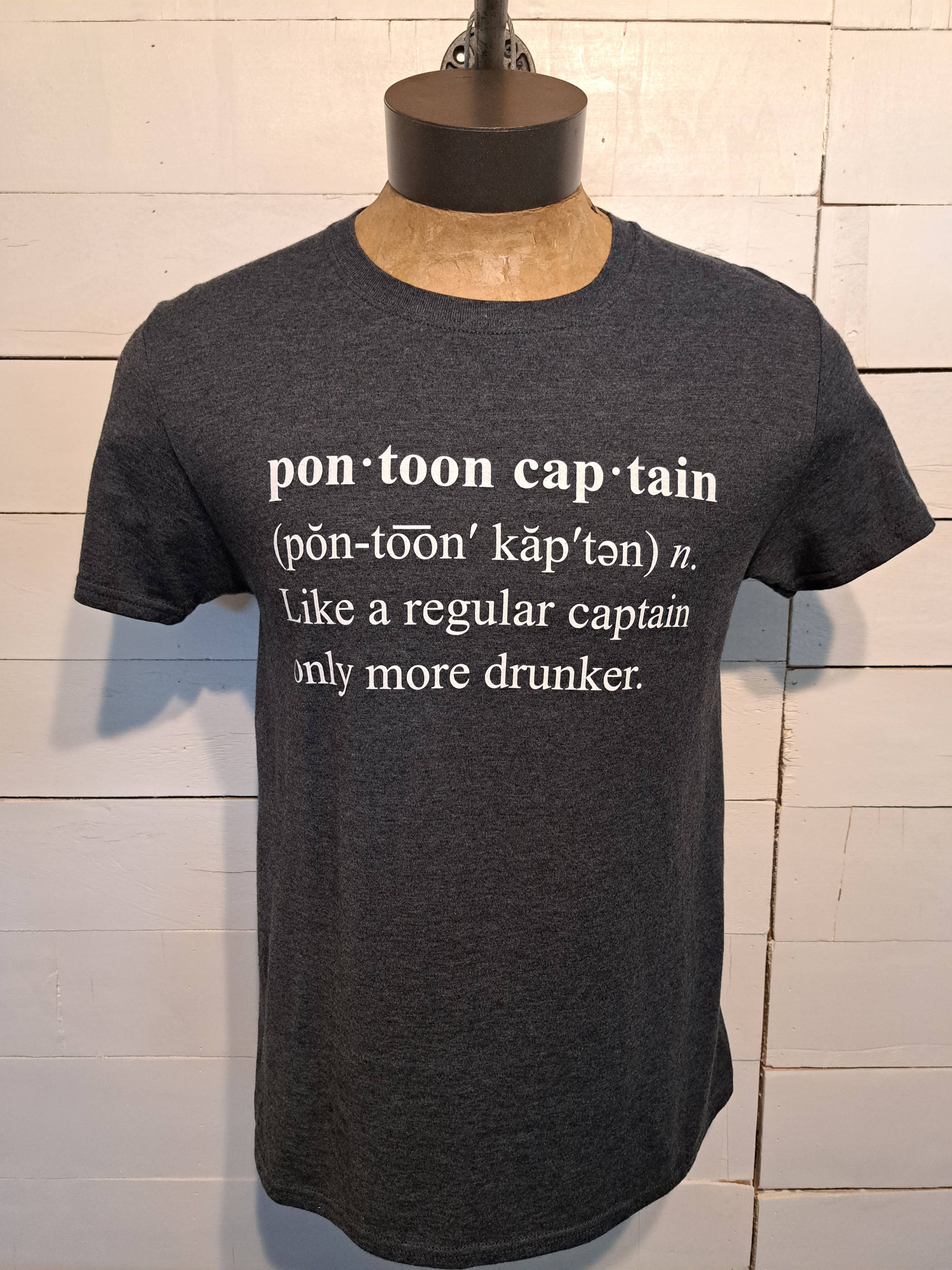 Lake It To The Limit and Possibili-Tees Apparel - Wholesale Screen Printed T-Shirt - Unisex - Pontoon Captain3