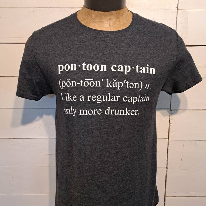 Lake It To The Limit and Possibili-Tees Apparel - Wholesale Screen Printed T-Shirt - Unisex - Pontoon Captain3