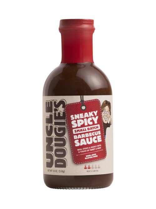 Sneaky Spicy Small Batch BBQ Sauce for wholesale by Uncle Dougie's