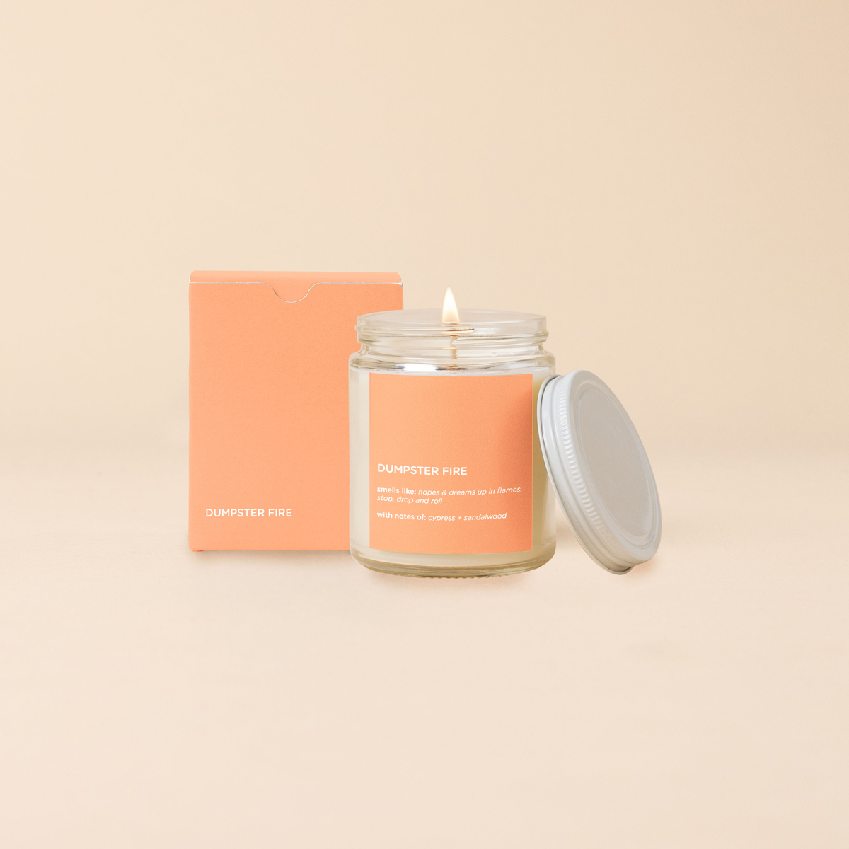 Talking Out of Turn – wholesale Jar/filled candle – Candle Jar w/Lid - Life6