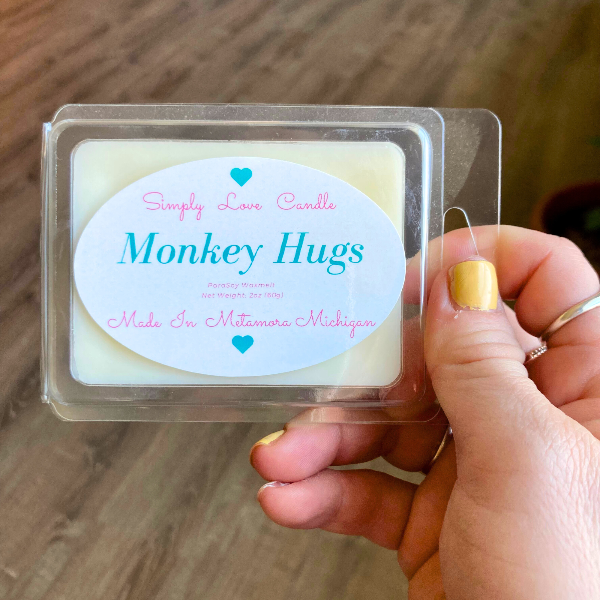 Simply Love Candle - Wholesale Wax Melt - Tropical Fruity Soy Wax Melt, Heart Wax Tart for Warmer 1