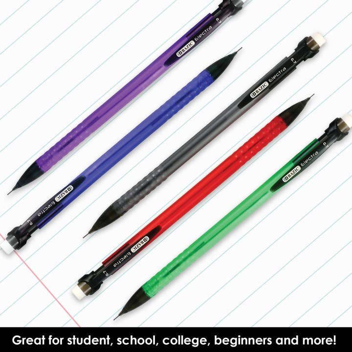 BAZIC Products - Wholesale Pencil - 0.7 mm Electra Mechanical Pencil (5/Pack)