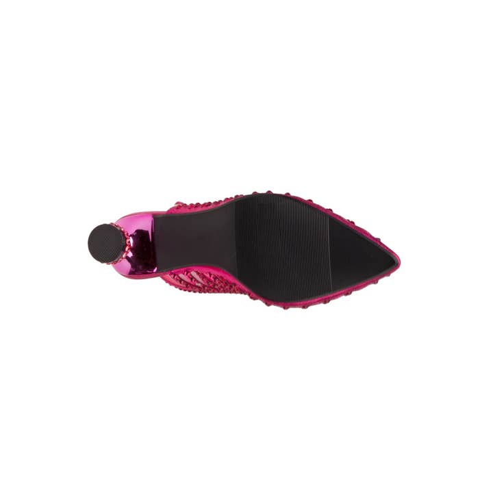 LADY COUTURE - Wholesale Low Heels - Women's - Lady Couture ROSITA Mesh Rhinestone Heel Slingback