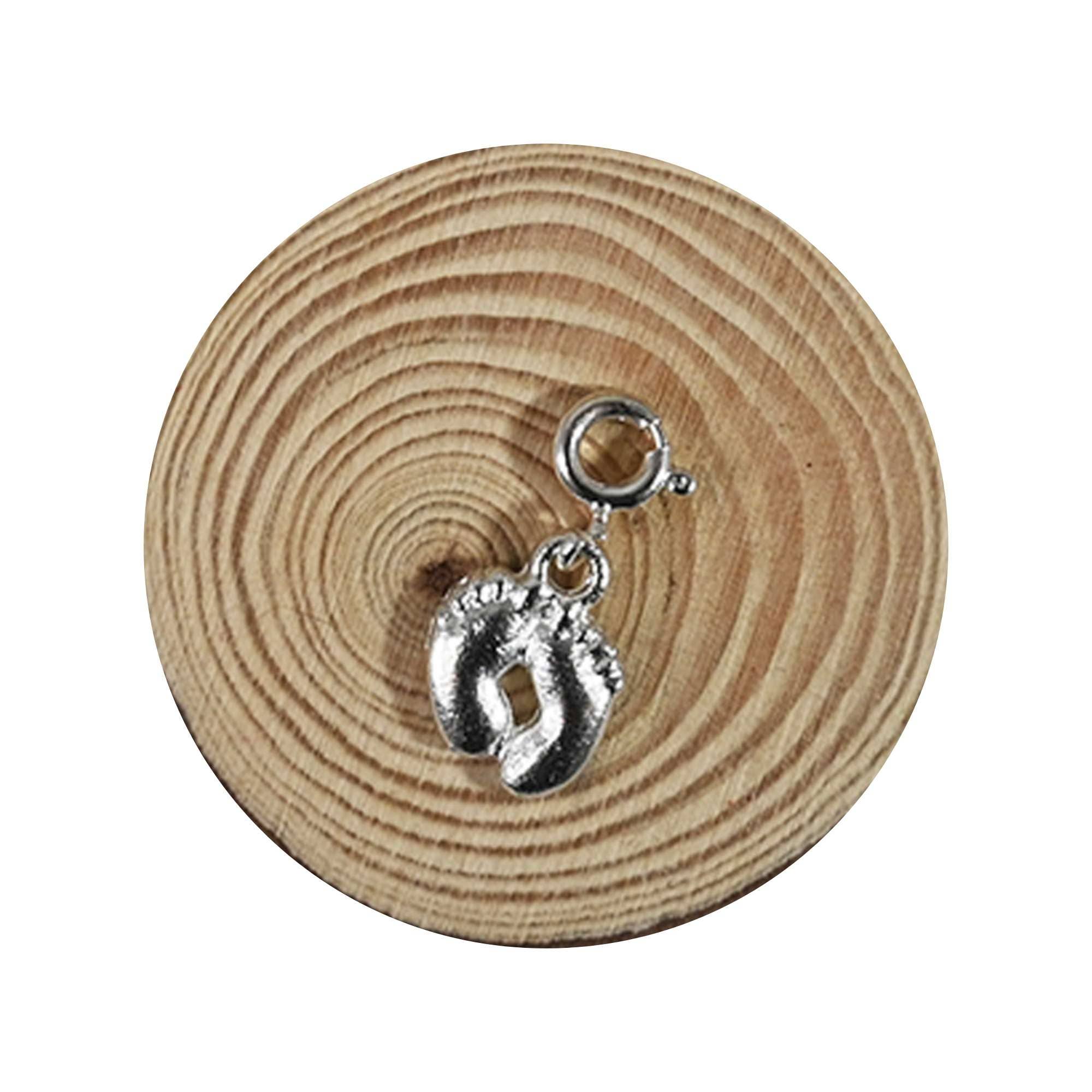 Irréversible - Wholesale Pendant/Charm Necklace - Pendentif mousqueton Plaqué Argent - Pieds0