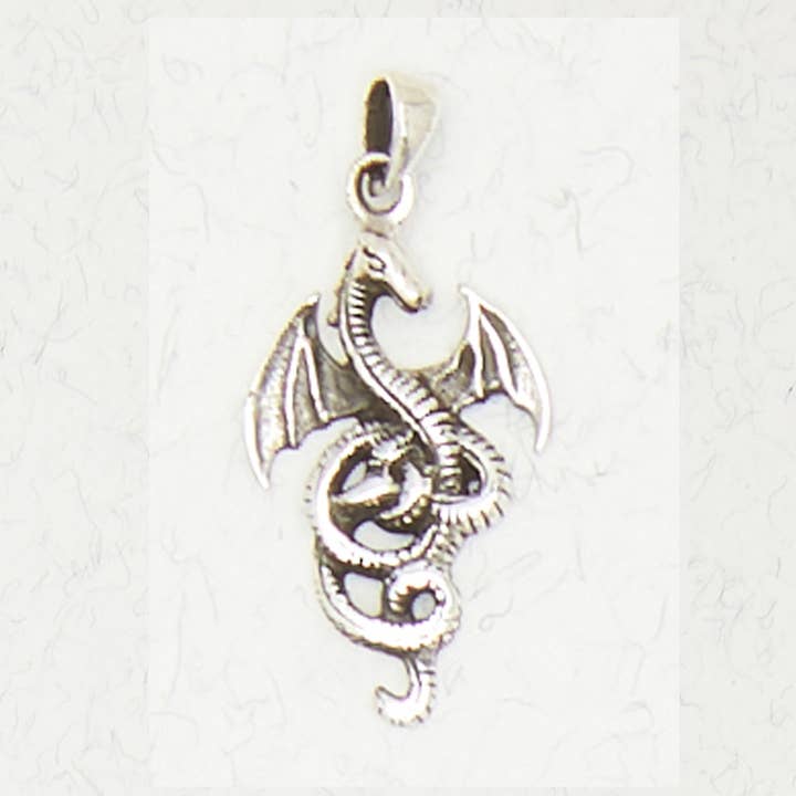 Colgante de plata de ley - Dragón celta para venta al por mayor de Nirvana LLC