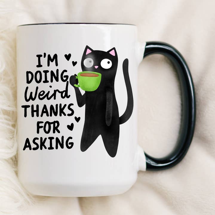 I'm Doing Weird Thanks For Asking Mug for wholesale by Sunshine & Lemons Co.