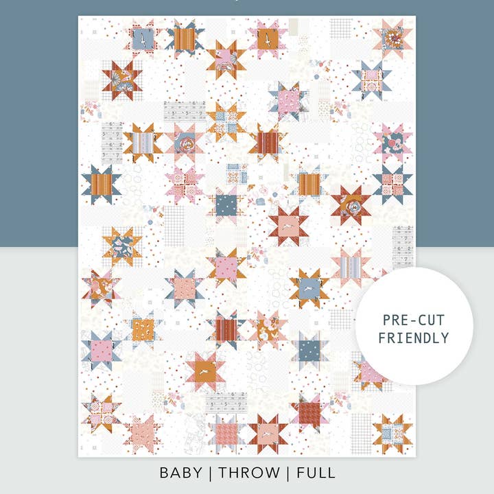 Frannie B Quilt Company - Wholesale Craft Sewing Kit - Stargazers Quilt Pattern