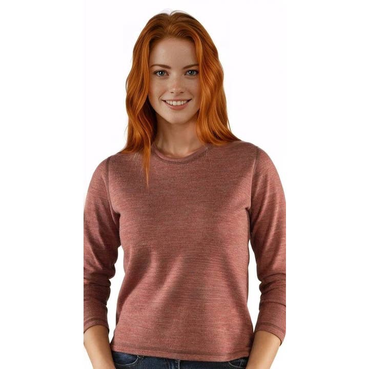 Klassisk Crew Lättvikts Alpaca Tröja för wholesale av Choice Alpaca Products