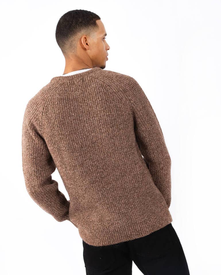 StockNow Unipessoal - Wholesale Knit Sweater - Men's - Sweat Basic Brown4