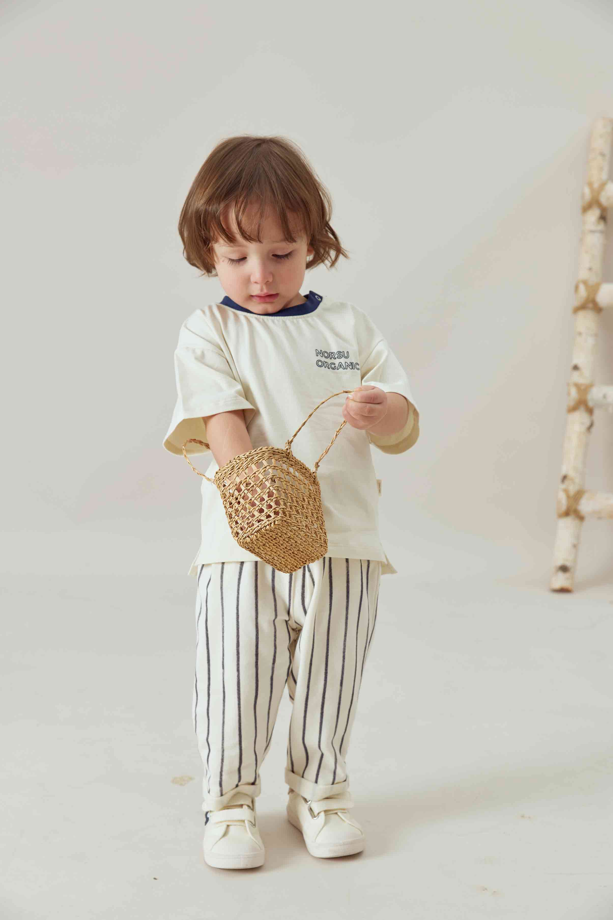 Stripes Baby Relaxed Tapered Pant-Stripes for wholesale on Faire1