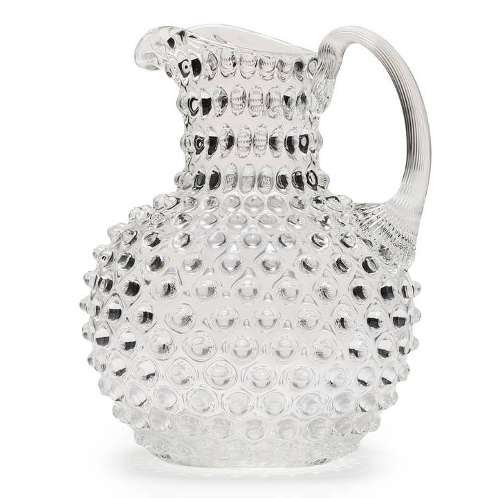 Brocca in Vetro con Borchie | Quarzo Chiaro | 2L | Brocca Vintage e ulteriori Risultati per offerte bevande all'ingrosso. Resi gratuiti e termini di pagamento a 60 giorni su Faire in tendenza su Faire.