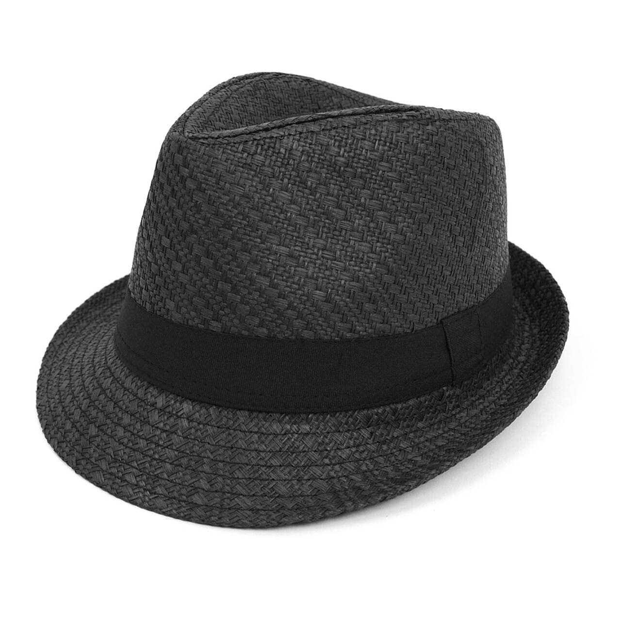 Selini New York - Wholesale Fedora - Unisex - Spring/Summer Twill Weave Fashion Trilby Fedora Hats with3
