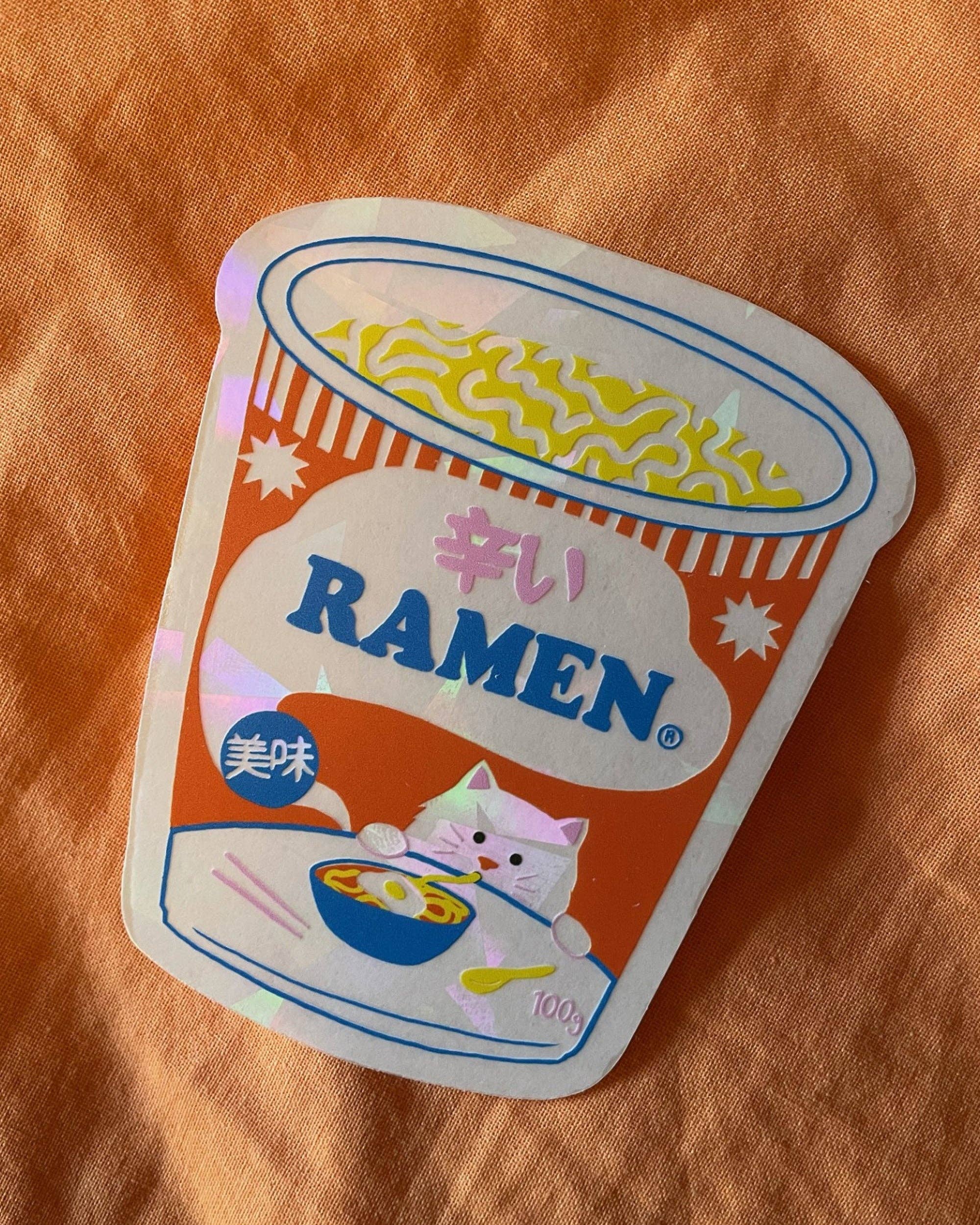 naomi wilkinson illustration - Wholesale Suncatcher - Ramen Suncatcher Sticker2