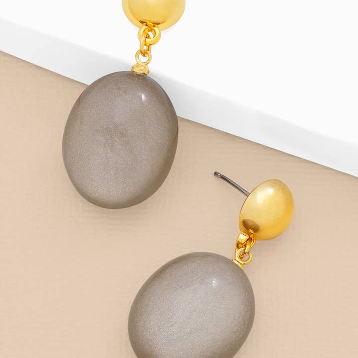 ZENZII Jewelry - Wholesale Dangle Earrings - Glistening Pebble Drop Earring