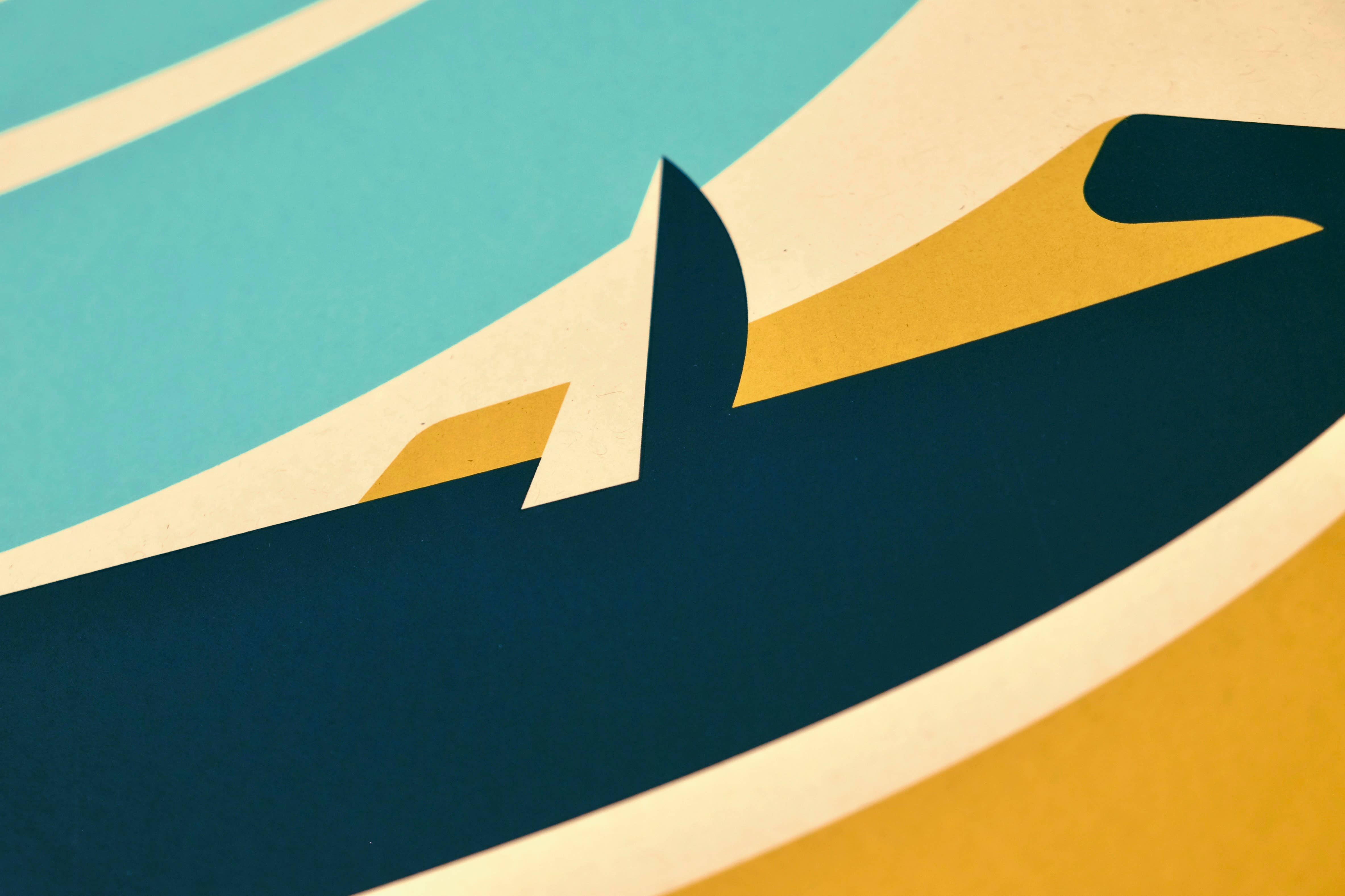 DKNG Studios – wholesale Art print – Horizons: Beach - Three-Color Screen Print5