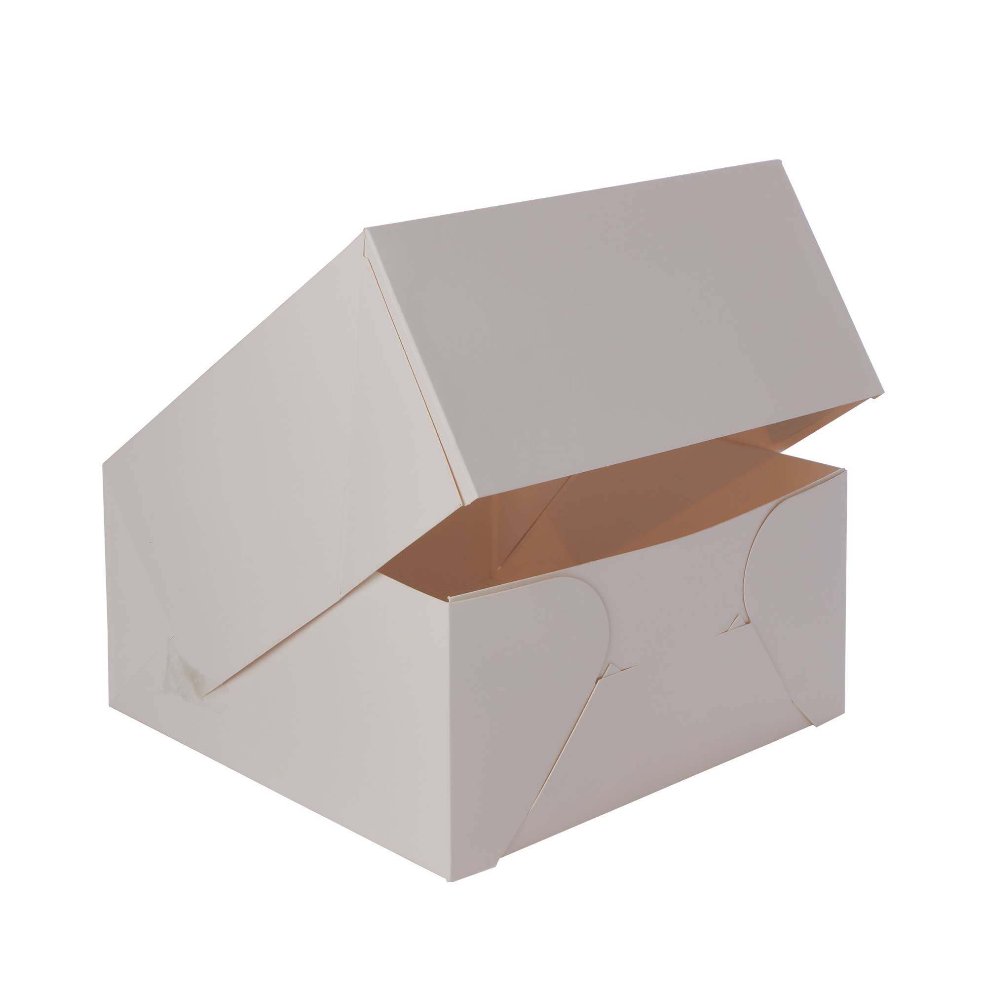 Blanc Boîtes de boulangerie avec fenêtre | Paquet de 20 boîtes de 10 po H x 10 po L x 5 po H en vente sur Faire2