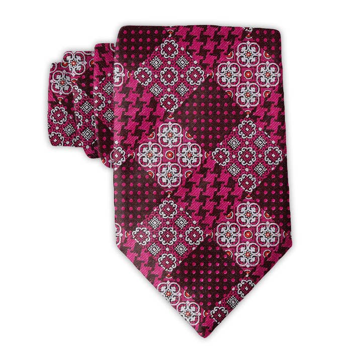 Ellis Square Rose - Cravates pour la vente par Beau Ties of Vermont