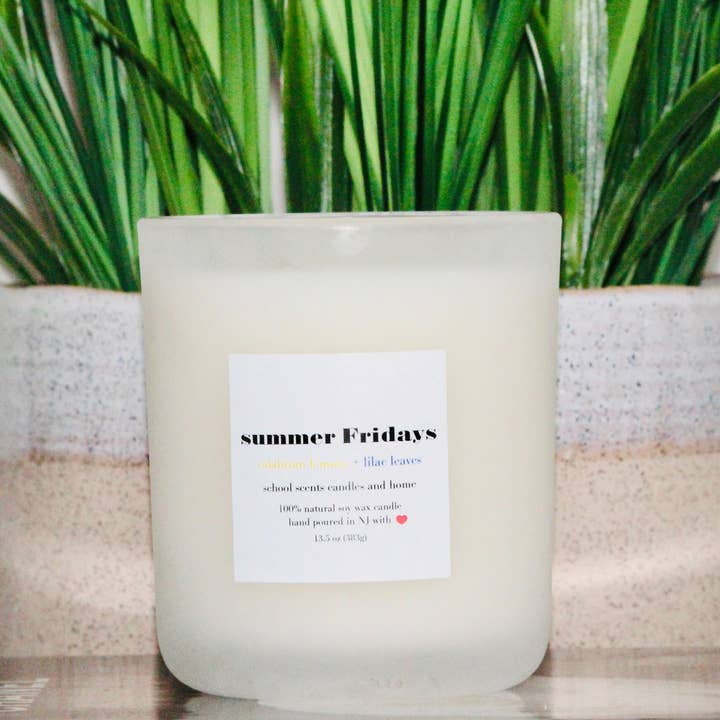 School Scents Candles - Wholesale Jar/Filled Candle - SUMMER FRIDAYS 13.5 oz1