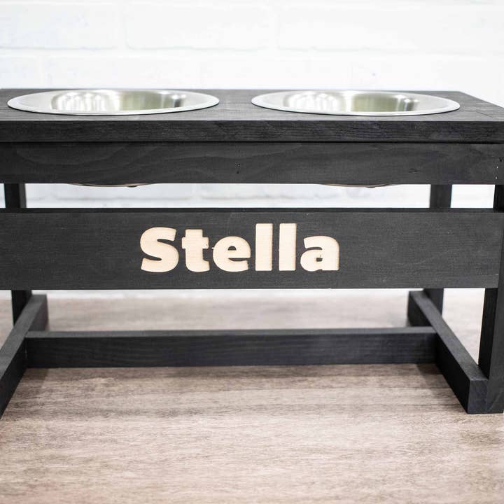 Dog Bowl Stand for wholesale by The McGarvey Workshop