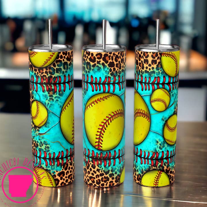 Gobelet Softball pour la vente par LAChic81 Designs