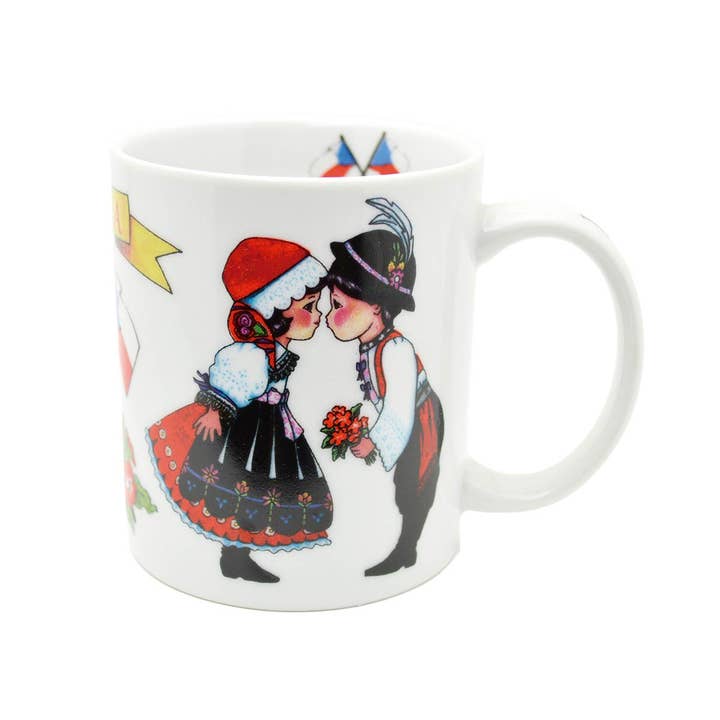 European Heritage Gifts - Wholesale Coffee Mug - Czech Gift Ceramic Coffee Mug