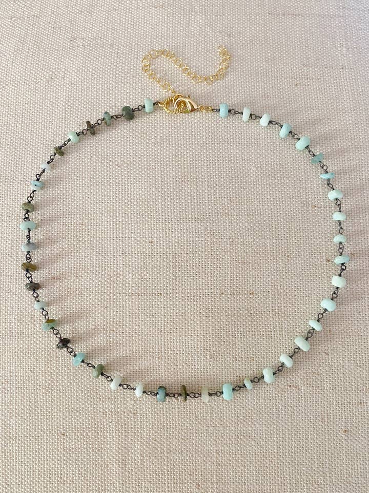 Gargantilla de piedra marina para venta al por mayor de Summer Love Designs