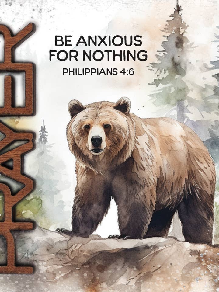 Prayer-Be Anxious: imanes recordatorios hechos a mano para venta al por mayor de Dexsa