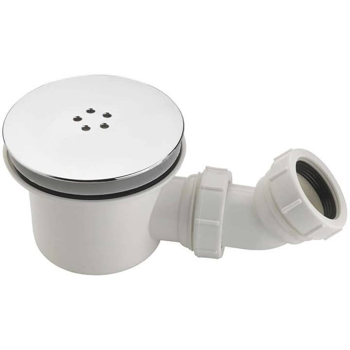 Bathroom4Less – wholesale Bathroom accessory set – Shower Tray Waste Trap 90mm Fast Flow Easy Clean Shower Enclosure Waste Chrome2