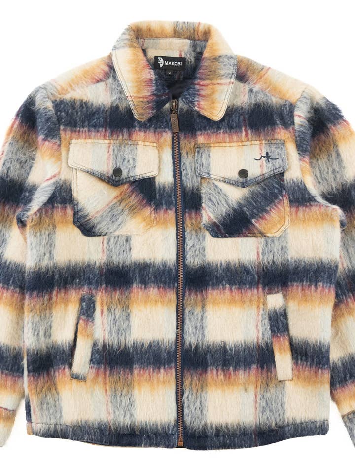 M1048 Gabana Shirt Jacket - Navy for wholesale by Makobi