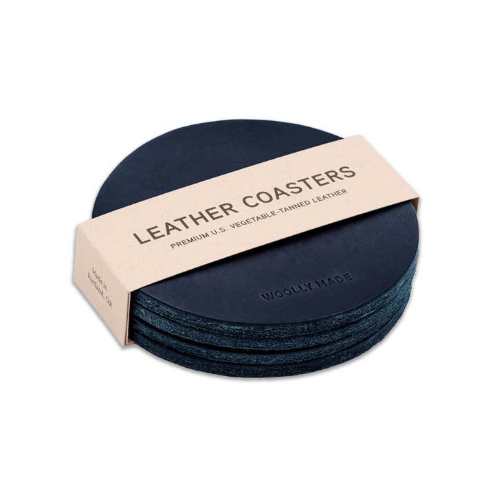Woolly Made - Wholesale Coasters - Leather Coasters11