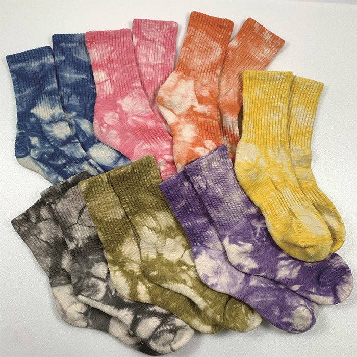 7DAYSSOCKS - Wholesale Socks - Women's - Women's Crew Tie-dye Compression Socks8