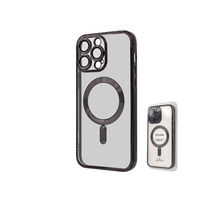 Iph 14 Pro Max Metallischer Magnet Schwarz für den Großhandel von Mighty Wireless