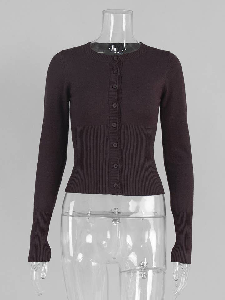 Marayn - Wholesale Cardigan - Women's - 2025 FallWinter Chic European Knit Cardigan Sweater1