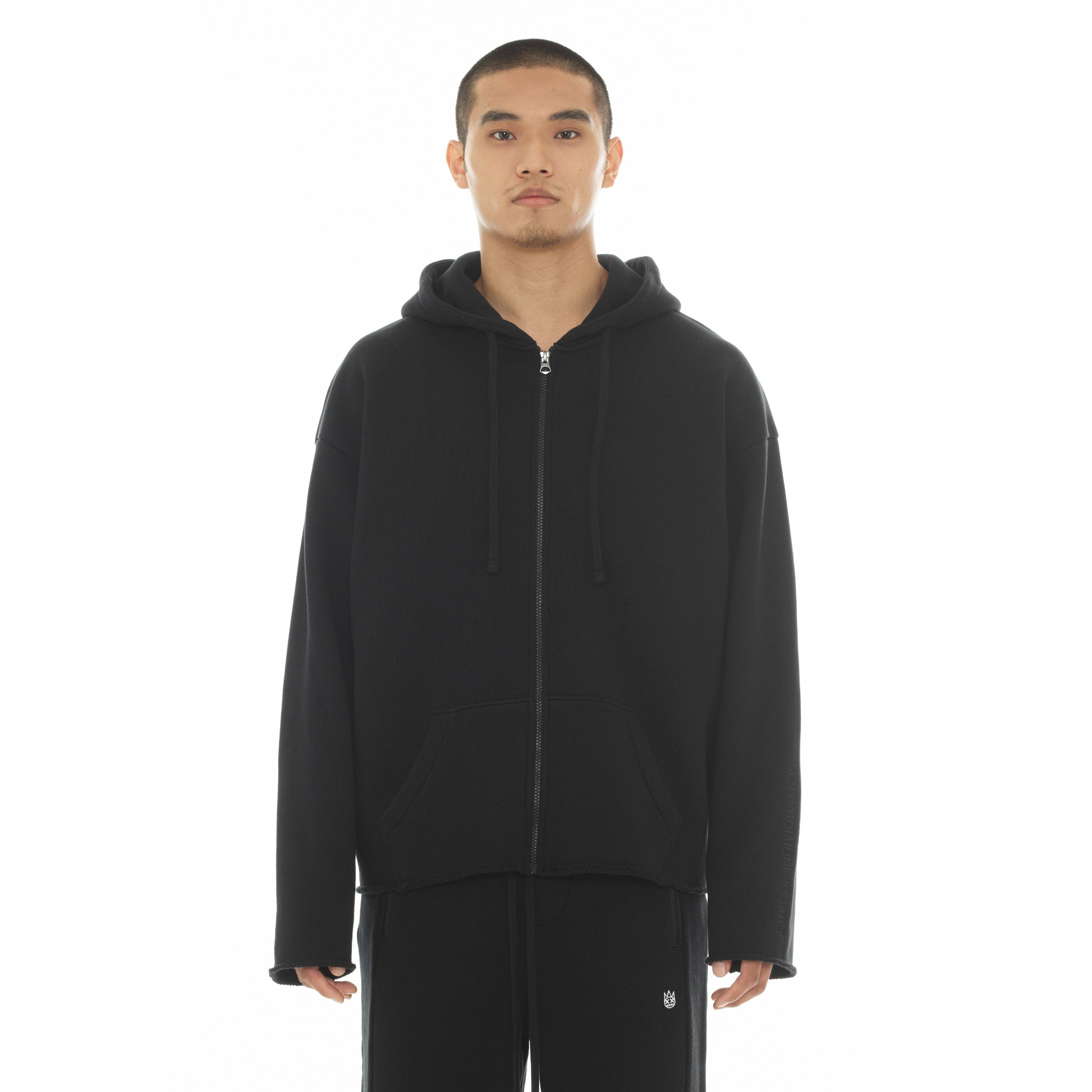 Cult's Zip Hooded Sweatshirt "Core" 620 Grams In Black for wholesale on Faire1