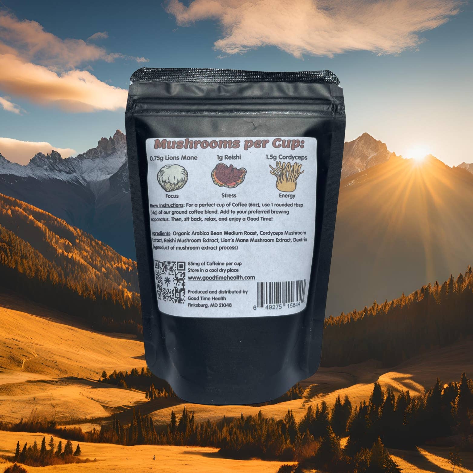 Good Time Health - Vente Café moulu - Mini Earth Coffee1