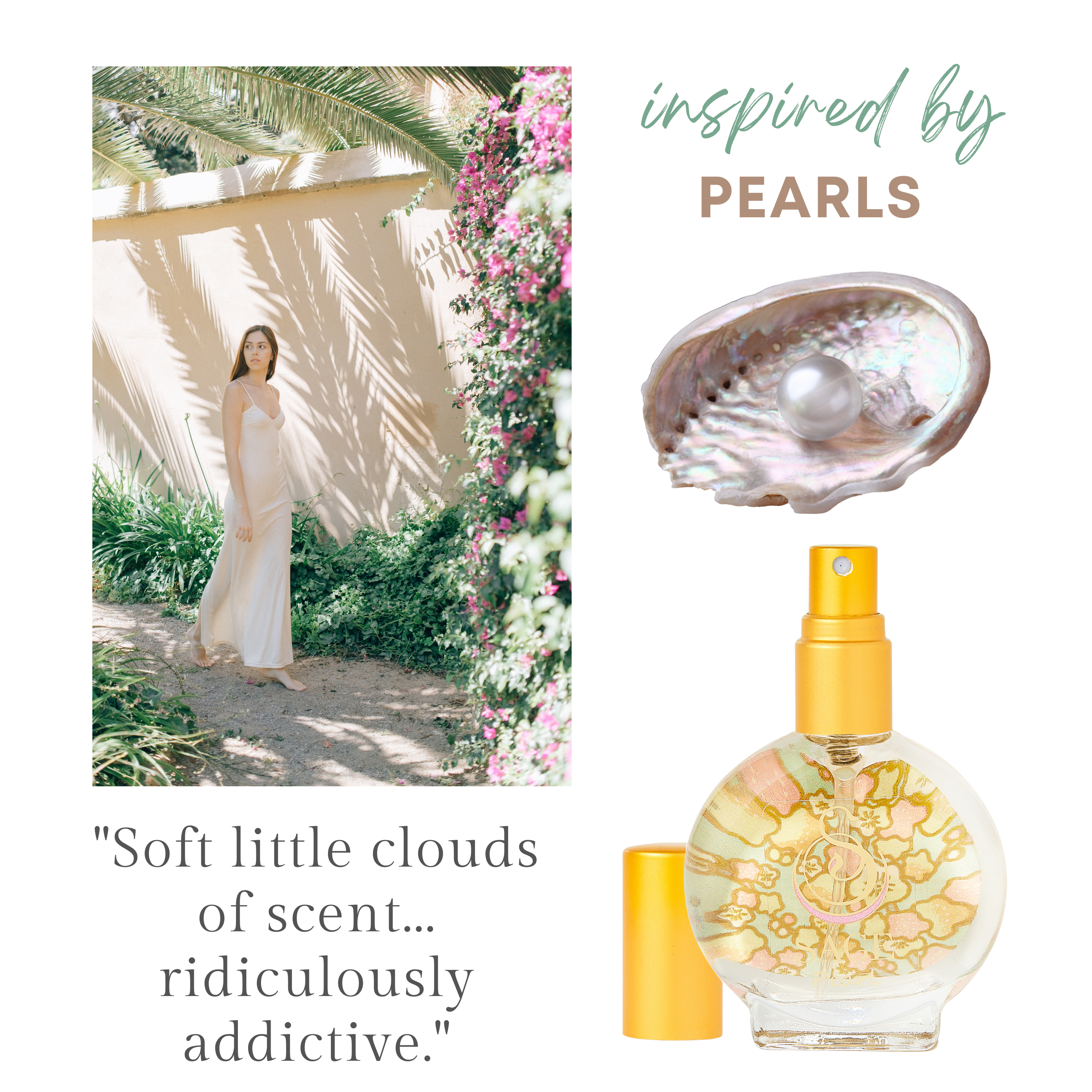 The Sage Lifestyle - A Gemstone Perfumery - Wholesale Perfume/Eau de Toilette - Pearl Organic Perfume Eau de Toilette Spray Mini- 1/2 oz2