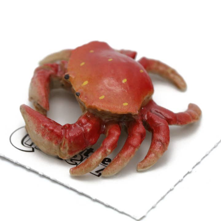 Angeles Dungeness Crab Porcelain Miniature for wholesale by Little Critterz