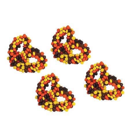 Long Island Candy Factory - Vente Friandises enrobées de chocolat - Bretzels enrobés de chocolat au lait Asher's avec glaçons, boîte de 6 livres, 45 pièces0