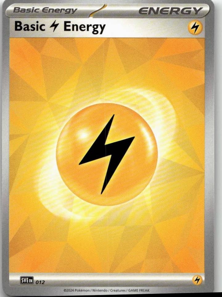 Pokémon SV07 : Couronne Stellaire - Énergie de Base Électrique #012 pour la vente par Chronic Cards
