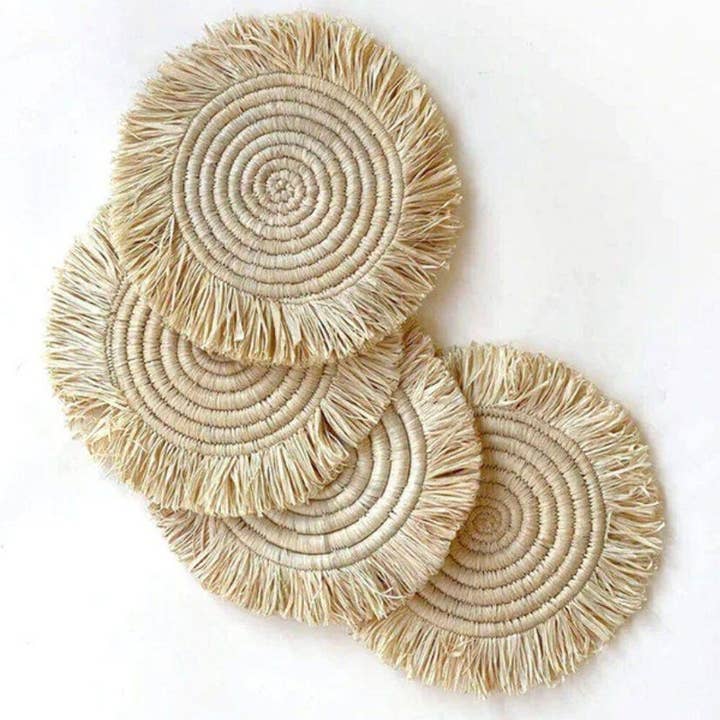 Round Raffia Placemat Handmade Placemats and other Purchase wholesale rattan placemats round. Free returns & net 60 terms on Faire trending on Faire.