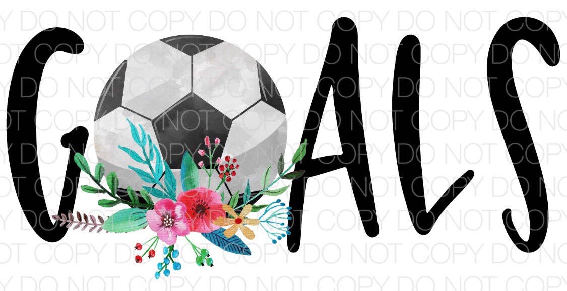 PLT Wholesale - Wholesale Sublimation Transfer - Floral Soccer Goals - Dye Sub Heat Transfer Sheet0