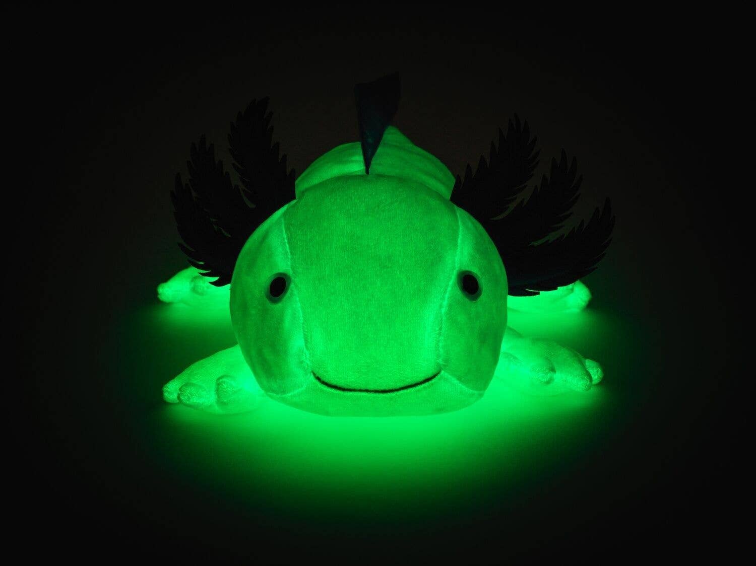 Uni Toys - Wholesale Stuffed/Plush Toy - Kids & Baby -  Axolotl - Glows In The Dark - 32 cm - Cuddly/Plush Toy3