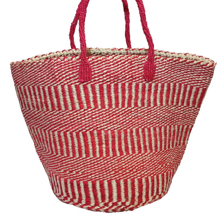 BRAVE HANDMADE VEGAN SISAL MARKET TOTE BAG for wholesale by SAWA SAWA