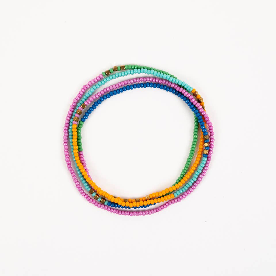 Altiplano - Wholesale Beaded/Pearl Necklace - Beaded Stretch Necklace /Wrap Bracelet4