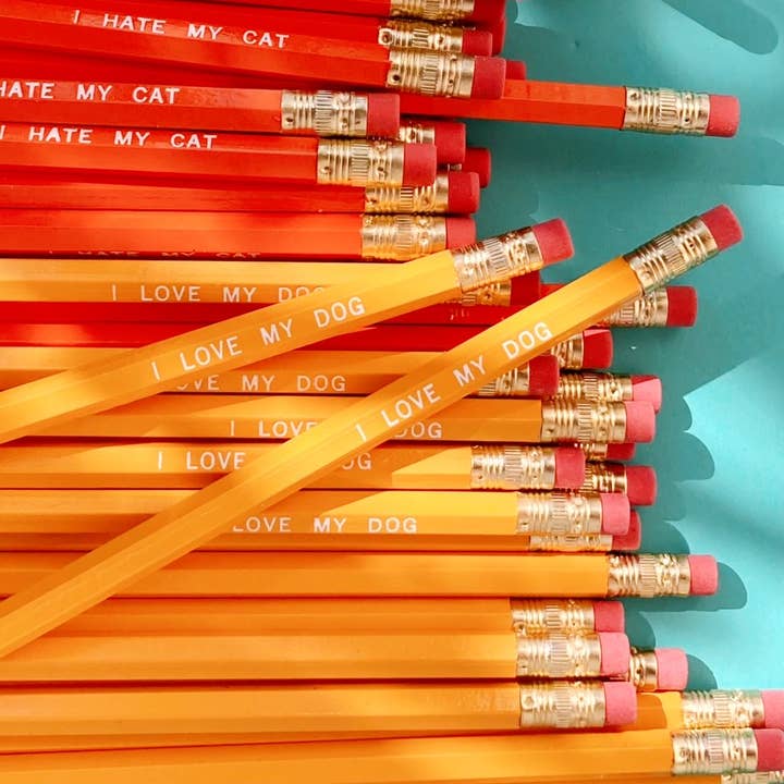 I LOVE MY DOG Pencil for wholesale by Tuff Girl Gang